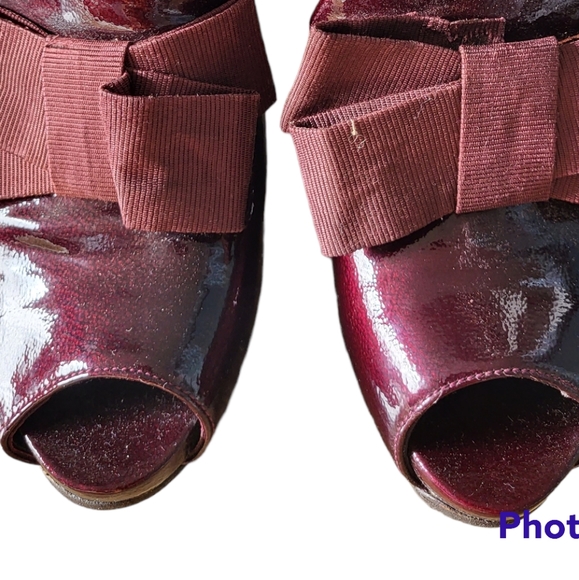 NEW Burgundy Stuart Weitzman heels size 9 - Picture 6 of 6